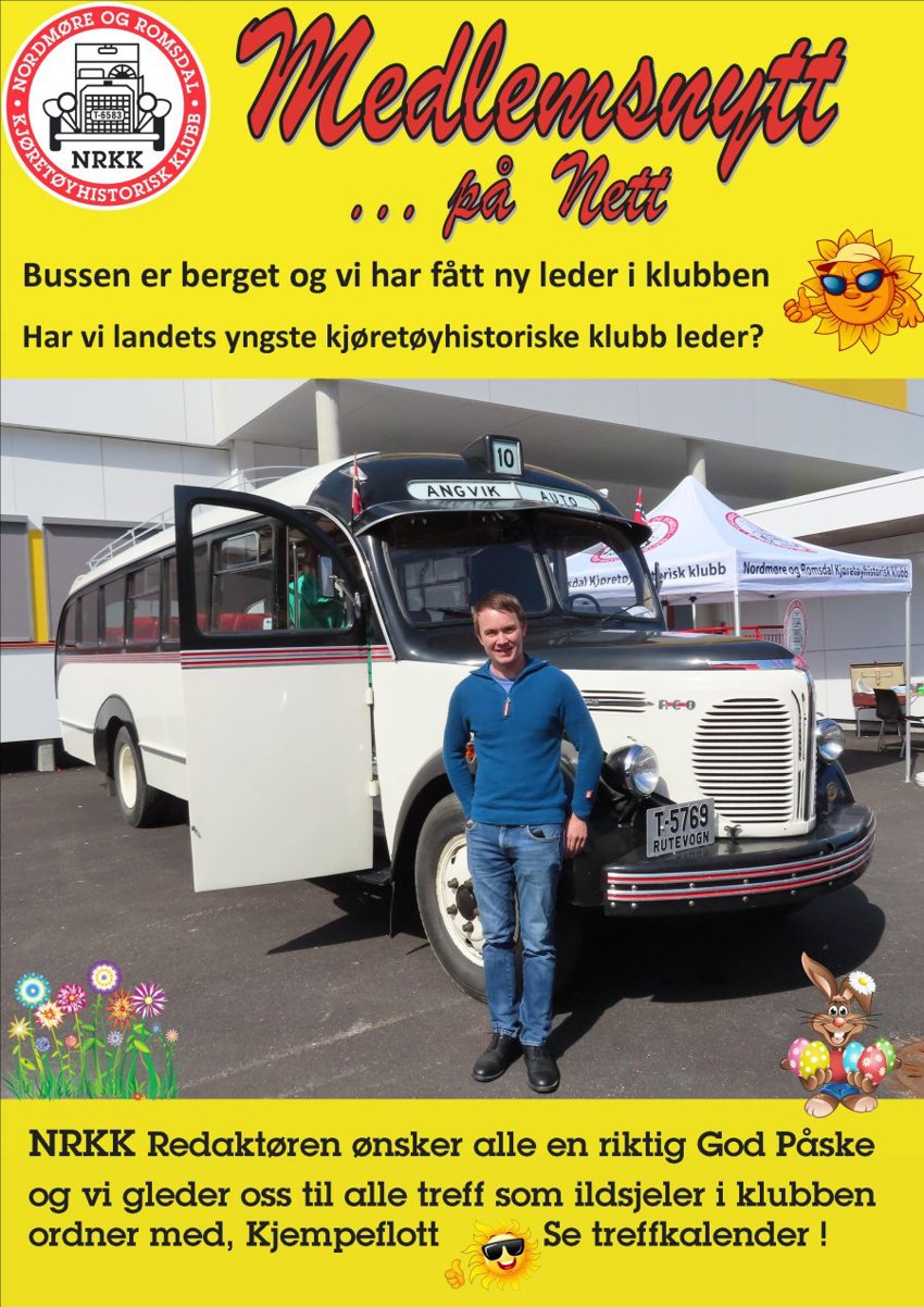 Bussen er berget og vi har fått ny yngre leder... 